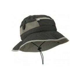Sun Hats UV 50+ Side Snap Talson Sun Bucket Hat - Charcoal - CC122KLDXRP $29.90