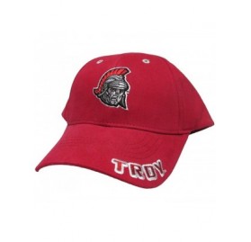 Baseball Caps Troy University Trojans College Team Black Snap Back Hat Cap - C012BCJ7BOR $22.33