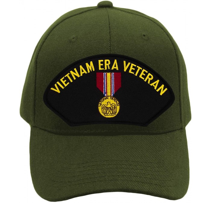 Baseball Caps National Defense Service Medal - Vietnam Era Hat/Ballcap Adjustable One Size Fits Most - Olive Green - CX18STWI...
