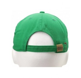 Baseball Caps 12-Pack Wholesale Classic Baseball Cap 100% Cotton Soft Adjustable Size - Kelly Green - CU18E6L00LA $56.64