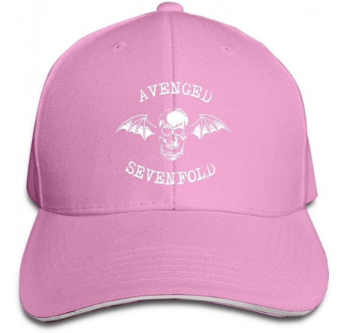 Baseball Caps Avenged Sevenfold Hip Hop Baseball Cap Golf Trucker Baseball Cap Adjustable Peaked Sandwich Hat Black - Pink - ...