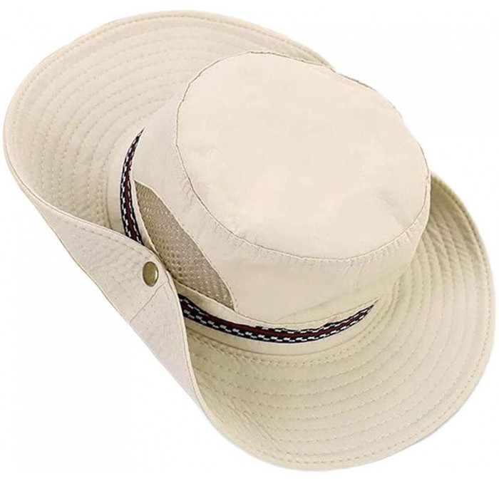 Sun Hats Outdoor Sun Hats Men Summer Sun Protection Wide Brim Boonie Hats - C118SYTDQ7A $22.66