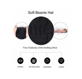 Skullies & Beanies Beanie Hat Ponytail BeanieTail - A Black+confetti Beige - CM18HTZCLAA $7.89