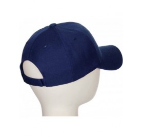 Baseball Caps Classic Baseball Hat Custom A to Z Initial Team Letter- Navy Cap White Black - Letter K - C218IDXSQYH $11.19