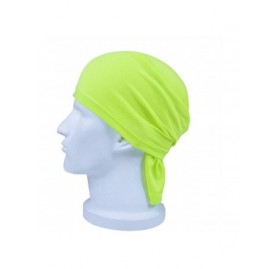Balaclavas Summer Face Scarf Neck Gaiter Windproof Anti-dust Mask - Fluorescent Yellow - CC18S0X2GYN $10.09