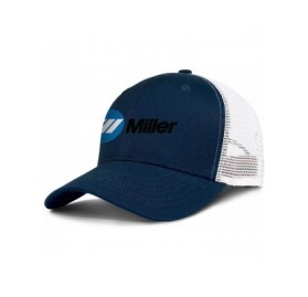Baseball Caps Mens Miller-Electric- Baseball Caps Vintage Adjustable Trucker Hats Golf Caps - Dark_blue-21 - C918ZLHDYY6 $30.70