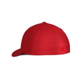 Baseball Caps Spartan Warrior Molon Labe Military Baseball Hat - Red/Red - CG12JA7BLON $28.20