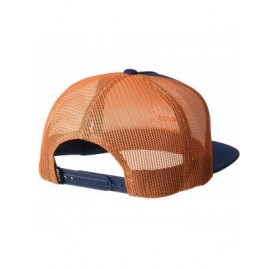 Baseball Caps Va All The Way Trucker Hat - Navy Rust - CO18U04UY72 $30.87