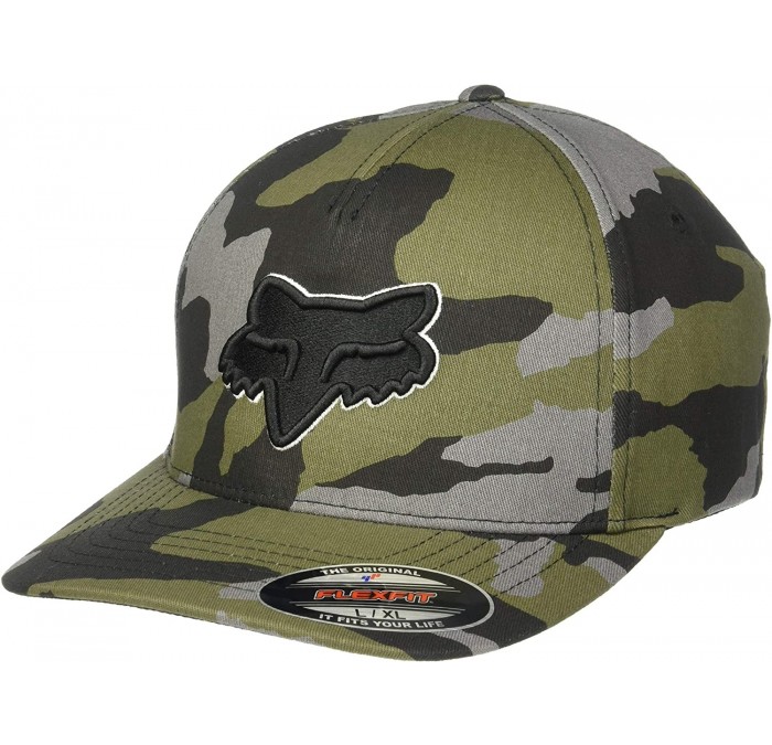 Sun Hats Men's Epicycle Flexfit Hat - Grey Camo - C418SU543QI $24.45