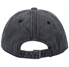 Baseball Caps Custom 100% Cotton Ball Hat Vintage Baseball Cap Classic Unisex Cowboy Hat Adjustable - A-dark Gray - CW18UUC0H...