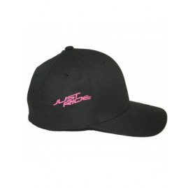 Baseball Caps Custom Personalized Motocross Number Plate Flexfit Hat - Pink - CM12E4I4H7H $32.31