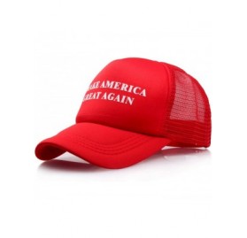 Baseball Caps Trump 2020 Baseball Caps for Men Women- Keep America Great Campaign Embroidered USA Hat - 3 Red Mesh - CP18RE5Q...
