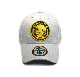 Baseball Caps Mexican hat Mexico Federal Logo Embroidered Curved Baseball Cap AYO6027 - Sinaloa - CF18GKNEI8M $14.74