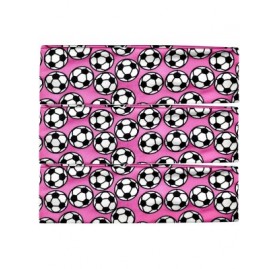 Headbands Soccer Stretch Headbands Spandex Sweatbands - Pink - C618M3LSE8Z $9.93