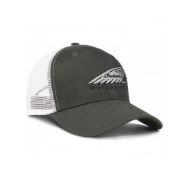 Baseball Caps Motorcycles-Logo Men Women Cool Mesh Baseball Cap Dad Trucker Hat Snapback Adjustable Green - Green - C418UU5YQ...
