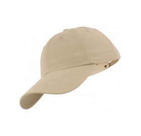 Baseball Caps 7-7 1/2 Quick Dry Breathable Ultralight Running Hat for Sport - Pure - Khaki - CY18UWI9QDE $8.53