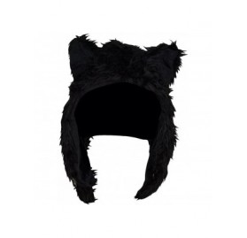 Skullies & Beanies Faux FUR Animal Winter Snow Hat Hoods Black Wolf Ski Ears Unisex - CU11B963PDP $11.11