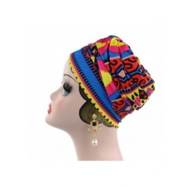 Headbands Easy Wearing African Head Wrap-Long Scarf Turban Shawl Hair Bohemian Headwrap - 001-Colour07 - C618OX85EIK $12.62