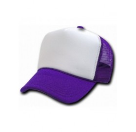 Baseball Caps TWO TONE TRUCKER SNAP BACK CAP PURPLE CAPS HATS - CV1145YDK7T $9.07