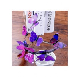 Headbands Butterfly Headband Printed Costume - Purple - C018QRYNH50 $9.69