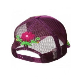 Baseball Caps Men's Embroidered Trucker Cap - Tyree Purple - C018332DQOC $29.21
