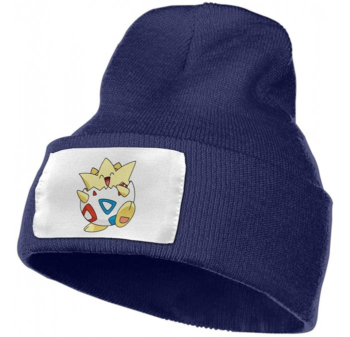 Skullies & Beanies Go Togepi Fashion Trend Classic Winter Warm Knit Hat Beanie Cap for Men Women - Navy - CT18AWG8UZ6 $19.84