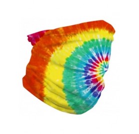Balaclavas Tie Dye Print Headband Bandana Scarf Neck Warmer Headwear Balaclava for Sports - Rainbow Tie Dye - C2197RWANN7 $14.13