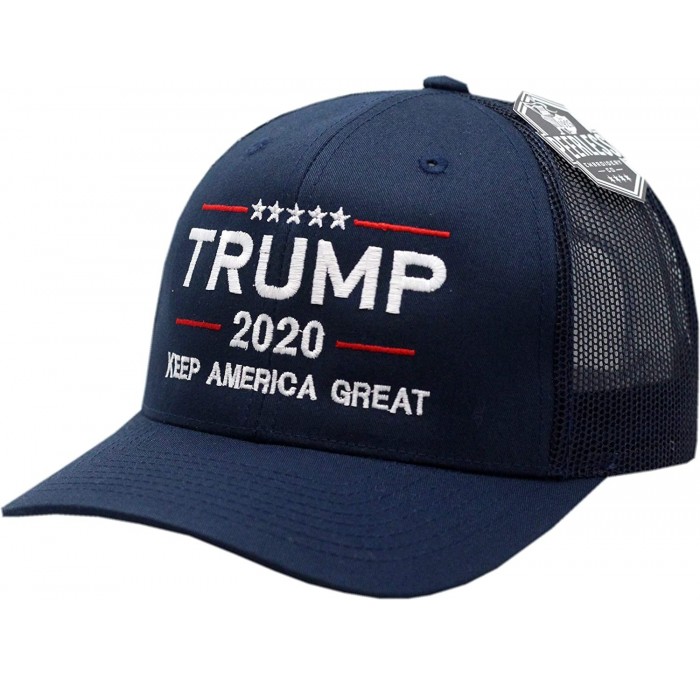 Baseball Caps Trump 2020 Keep America Great Snapback Navy/Navy - CU18K2AMCSL $28.11
