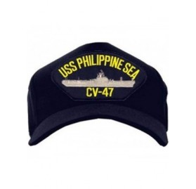 Baseball Caps USS Philippine Sea CV-47 U.S. Navy Baseball Cap - CJ12II4L1YP $24.08