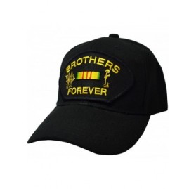 Baseball Caps Brothers Forever Vietnam Veteran Hat Black - CG17YY3EH4O $46.97