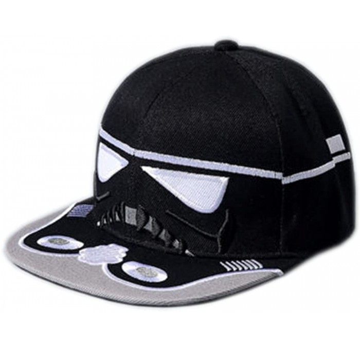 Baseball Caps Star Wars Stormtrooper Snapback Baseball Cap Hat Black - C2129BD5ZTJ $29.99