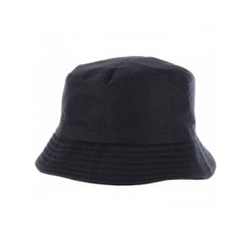 Bucket Hats Packable Reversible Black Printed Fisherman Bucket Sun Hat- Many Patterns - Paisley Royal Blue - CC18EE9AHXI $23.32