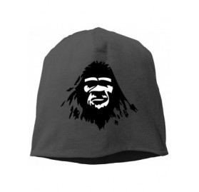Skullies & Beanies USA Bigfoot Sasquatch Yeti Head Skull Cap Helmet Liner Beanie Cap for Men Hip Hop Hedging Head Hat - Black...