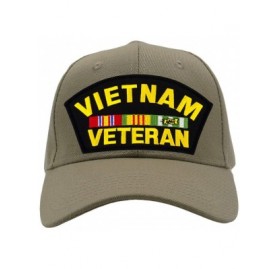 Baseball Caps Vietnam Veteran Hat/Ballcap Adjustable-Back"One Size Fits Most" - Tan/Khaki - C018QEK9NU6 $23.48