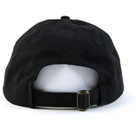 Skullies & Beanies Plant Based Baseball Cap for Women Men - Dad Hat Embroidered Low Profile Adjustable Strap - Black - C418EQ...