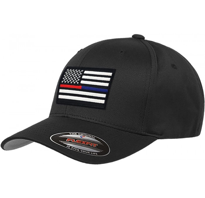 Baseball Caps Thin Blue/Red Line American Flag Hat LG/XL - CS184AMSZRT $18.41