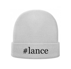Skullies & Beanies Lance - Hashtag Soft Adult Beanie Cap - White - CC18AXDI0NY $14.46