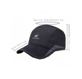 Baseball Caps Unisex Mesh Sport Cap Quick-Drying Outdoor Breathable Sun hat Runner UV Protection 50+ - White - CI17YYHX629 $1...