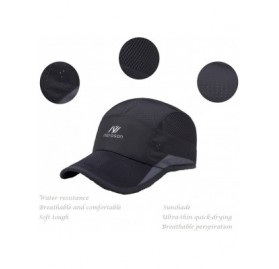 Baseball Caps Unisex Mesh Sport Cap Quick-Drying Outdoor Breathable Sun hat Runner UV Protection 50+ - White - CI17YYHX629 $1...