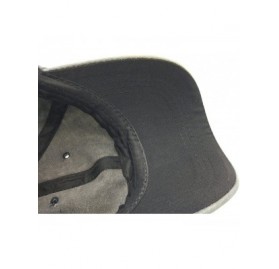 Baseball Caps Classic Unisex Baseball Cap Adjustable Washed Dyed Cotton Ball Hat - Black - CO183D9H79Y $18.34