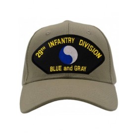 Baseball Caps 29th Infantry Division - Blue & Gray Hat/Ballcap Adjustable One Size Fits Most - Tan/Khaki - CV18SWE7GHY $19.13