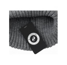Skullies & Beanies Knitted Ribbed Beanie Hat Basic Plain Solid Watch Cap AC5846 - Grey - CE187DXG6XT $17.86