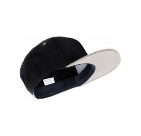 Baseball Caps Snapback Cap- Blank Hat Flat Visor Baseball Adjustable Caps (One Size) - Black Grey - CU18068CAY9 $11.07