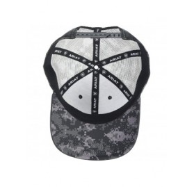 Baseball Caps Men's Offset Tonal Flag Logo Snapback Cap - Black - CM18LZ3LYZG $52.50