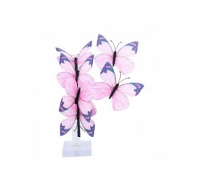 Headbands Butterfly Headband Printed Costume - Pink-4 - CH18AWLSUZT $9.70