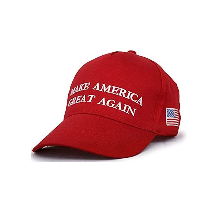 Baseball Caps Make America Great Again MAGA Donald Trump Red Baseball Cap Hat for Men & Women - C418G6TT2OC $28.62