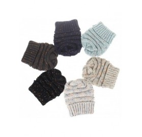Skullies & Beanies Fashion Womens Winter Warm Knit Crochet Ski Hat Braided Turban Headdress Cap - Light Blue - CN1867XKU02 $8.31
