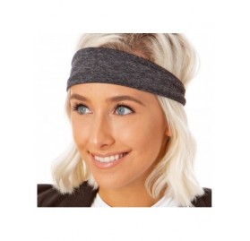 Headbands Adjustable Stretchy Printed Headbands - 3pk Black/Black Floral/Charcoal Xflex - C3196AGR653 $23.00