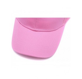 Baseball Caps Custom Ponycap Messy High Bun Ponytail Baseball Cap Adjustable Mesh Trucker Baseball Cap Hat for Women - Pink -...