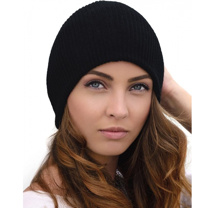 Skullies & Beanies Winter Hats for Women Who are Looking for Something Warm- Stylish and Soft - Black - CO185QWHIIA $10.16